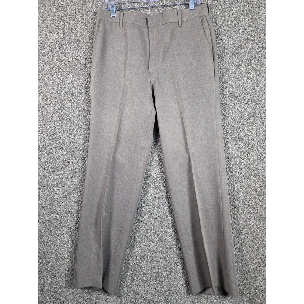Levi's Action Slacks Mens 34x30‎ Brown Vintage Polyester Blend Casual Work Pants